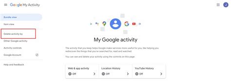 myactivity.google.com history delete all|Your data in Search .